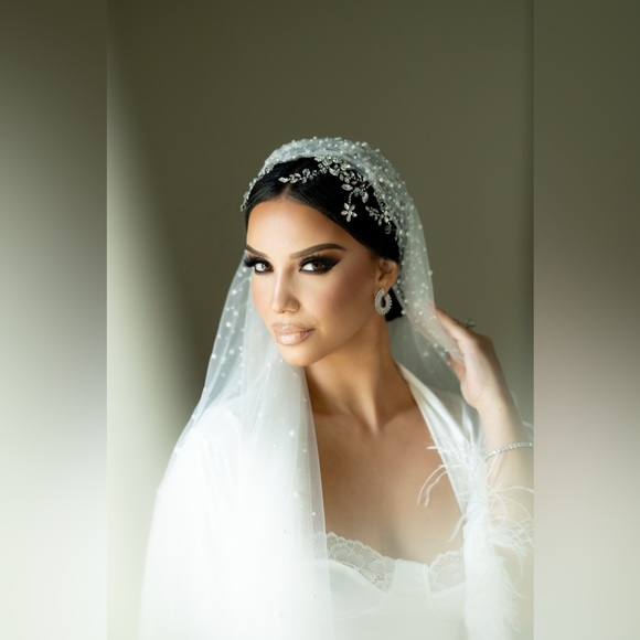 Selling veil & headpiece! - Picture 5 of 10